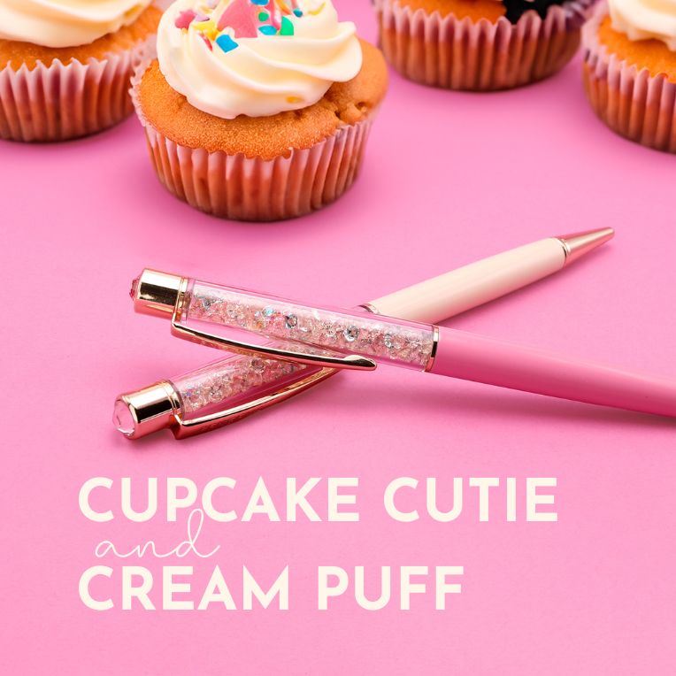 Sweeten Your Stationery with Cream Puff & Cupcake Cutie