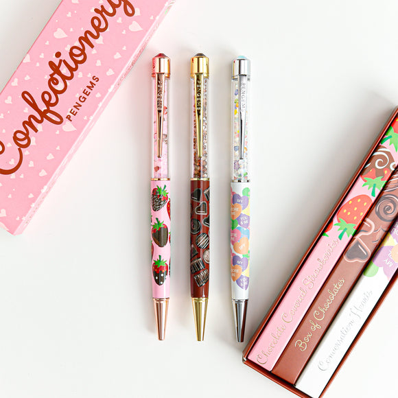 PENGEMS Confectionery Collection 4-pc Crystal Pen Gift Set