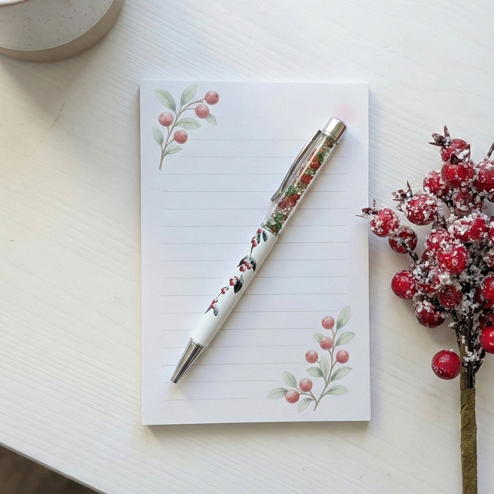 The Frosted Cranberry Box - PENGEMS - Pen Gift Set