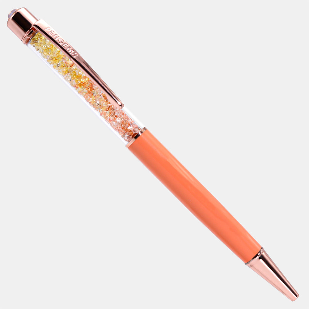 Peach Bellini Crystal Pen