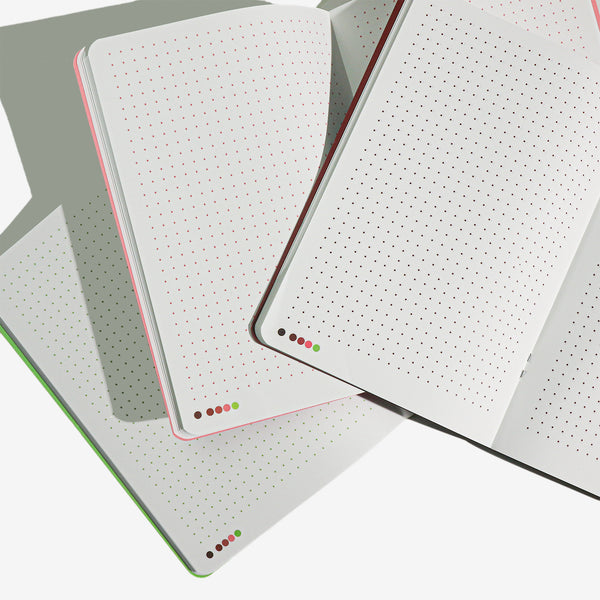 Stop and Smell the Rose B6 Stone Paper Dot Grid Notebook