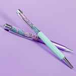 PENGEMS Lavender Mint and Purple Crystal Pen