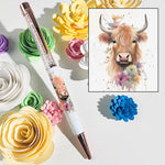 Bonnie Coo Highland Meadow Collection Crystal Pen