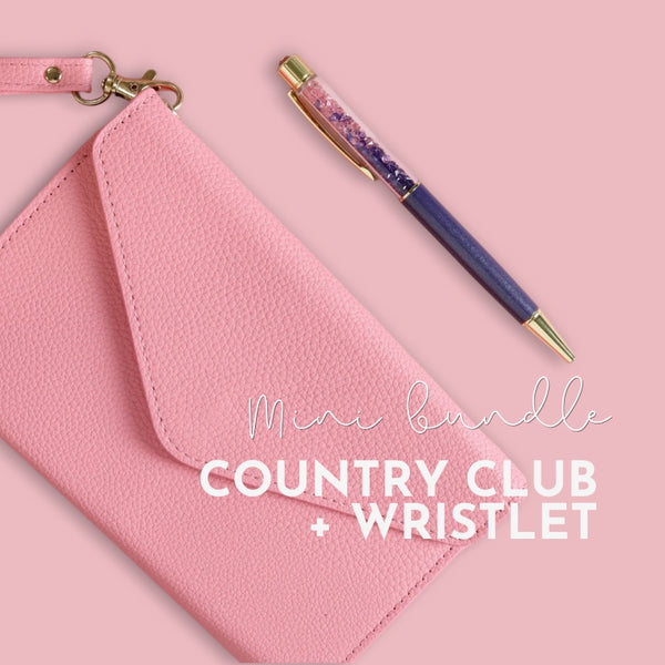 Country Club + Jet Set Wristlet Bundle
