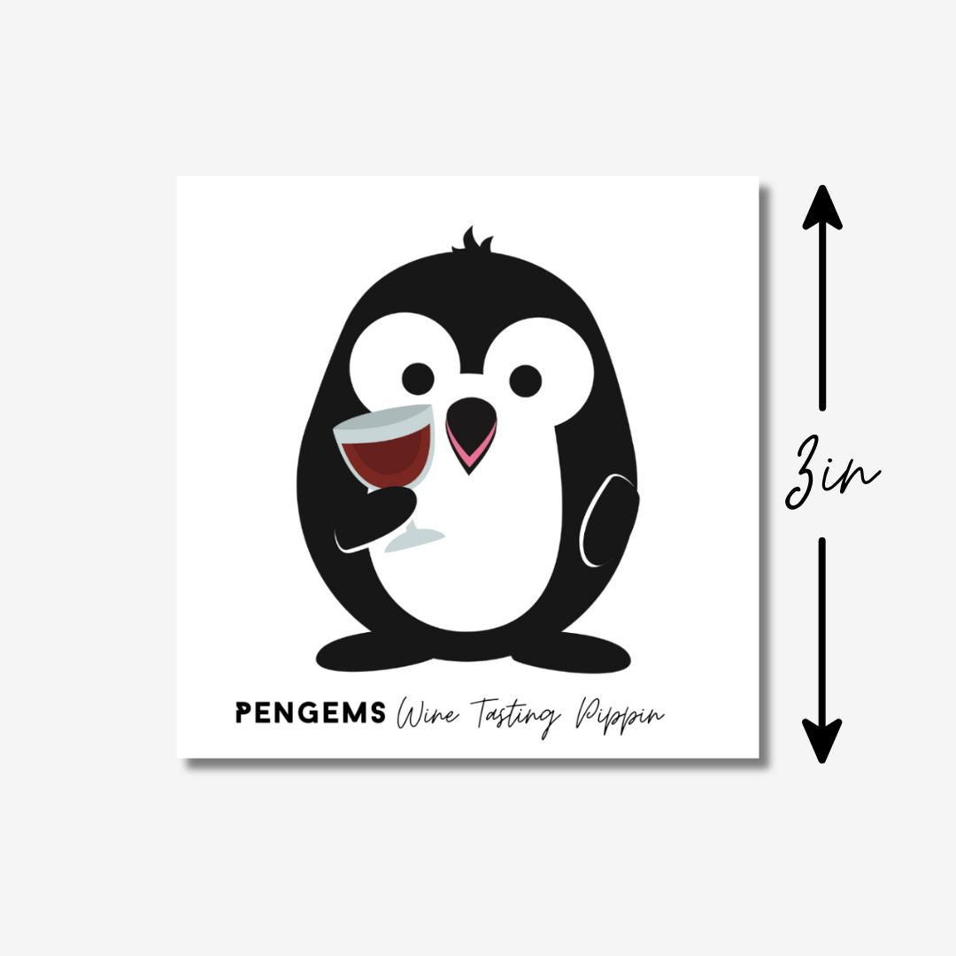 Wine Tasting Pippin Sticker - PENGEMS -  Stickers