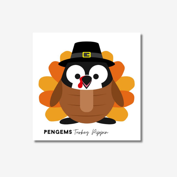 PENGEMS Turkey Pippin Matte Vinyl Sticker