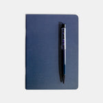 PENGEMS Ethereal Black and Purple B6 Stone Paper Dot Grid Notebook
