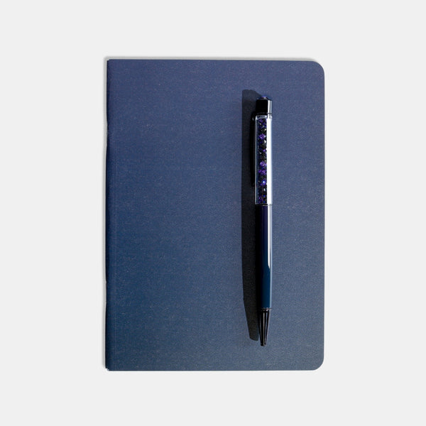 PENGEMS Ethereal Crystal Pen + Notebook 2-Piece Set