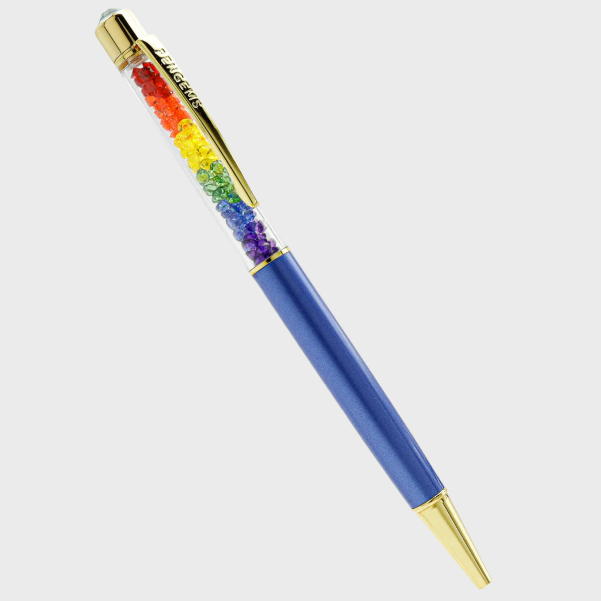 Blue Hawaiian crystal pen by PenGems