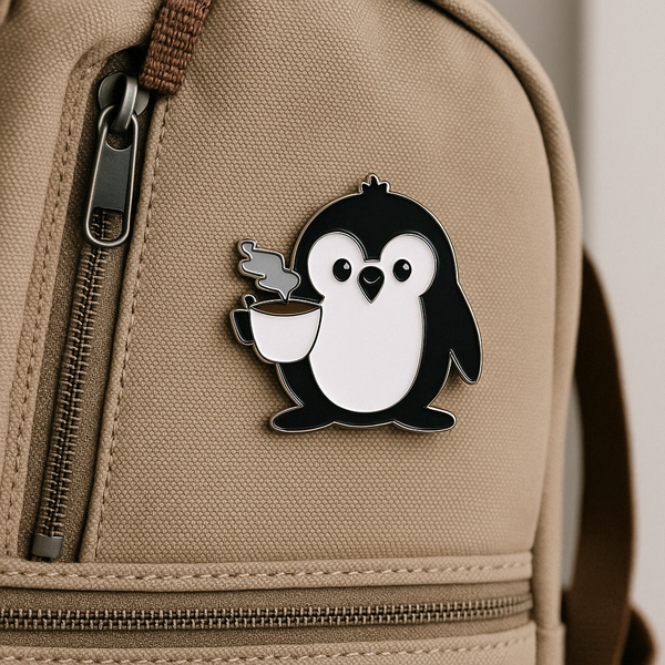 Coffee Pippin Enamel Pin or Magnet | PenGems - PENGEMS