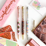 PENGEMS Confectionery Collection 8-pc Crystal Pen Stationery Gift Set