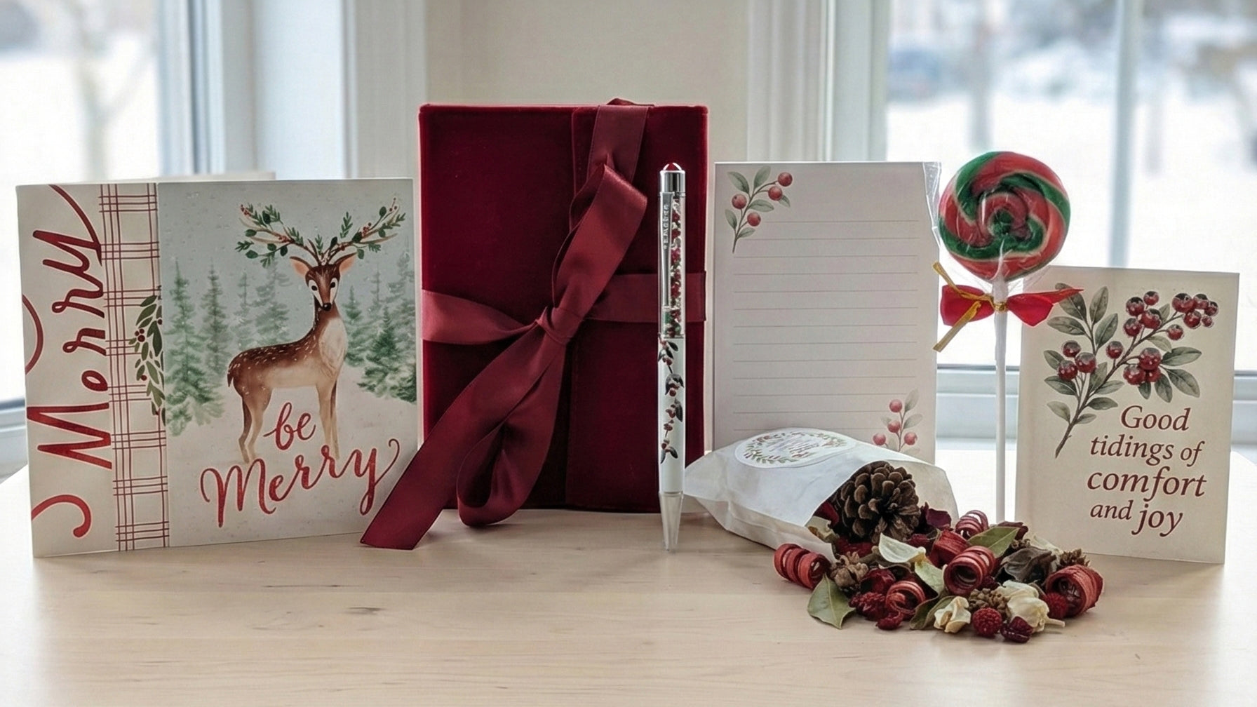 The Frosted Cranberry Box