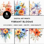 Vibrant Blooms Highland Meadow Digital Download Bundle 6-Pack