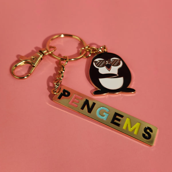 PenGems penguin keychain