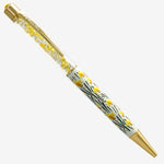 PENGEMS Daffodils May Flowers Collection Yellow Floral Crystal Pen