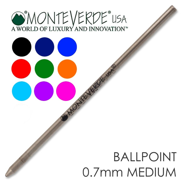 Monteverde USA® SoftRoll™ Refill Cartridges 0.7mm 4-Pack