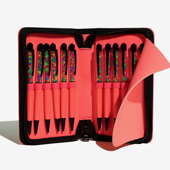 PENGEMS Little Scuba 12 Pen Case Neon Lights