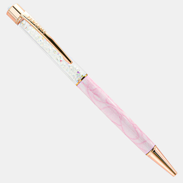 Celestial Pink Crystal Pen Aurora Northern Lights