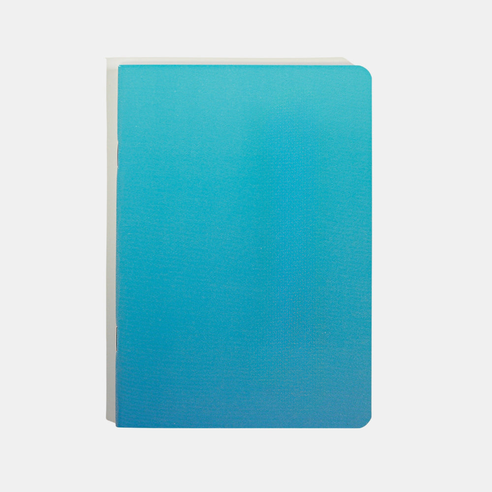 Ocean Teal and Blue B6 Stone Paper Dot Grid Notebook