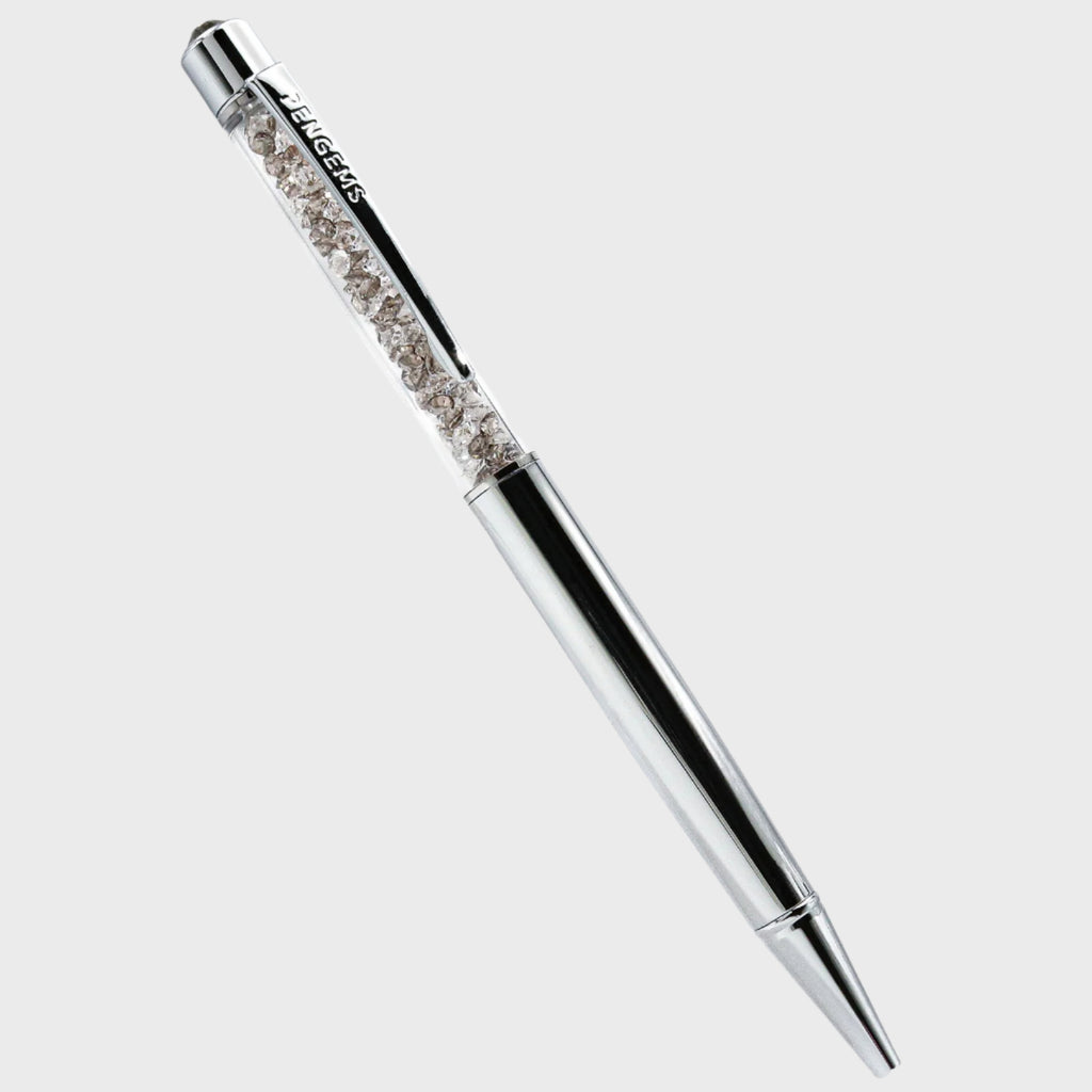 Paparazzi – Silver crystal pen with star power – PENGEMS