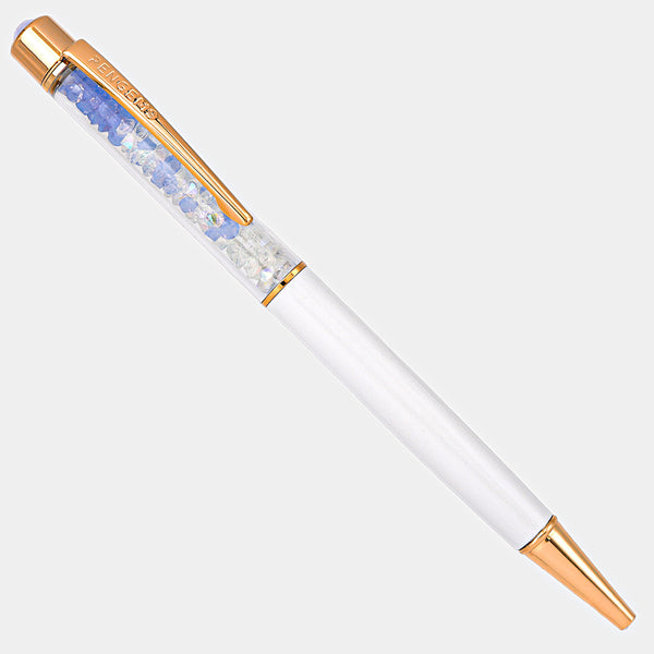 Something Borrowed White Wedding Crystal Pen