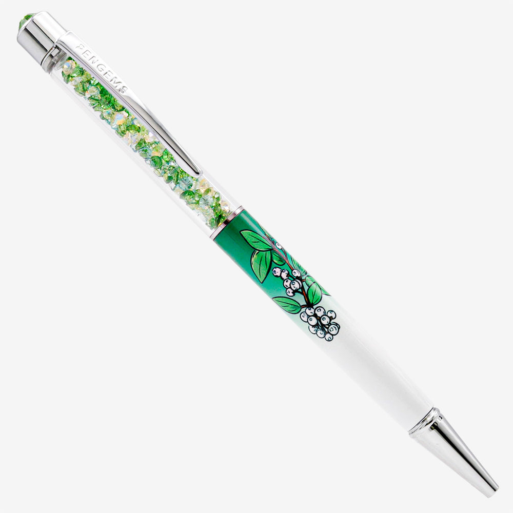 Under the Mistletoe Festive Florals Crystal Pen