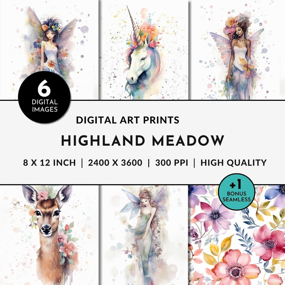 PENGEMS Highland Meadow 2 Collection 6 Digital Download Files High Resolution JPEG