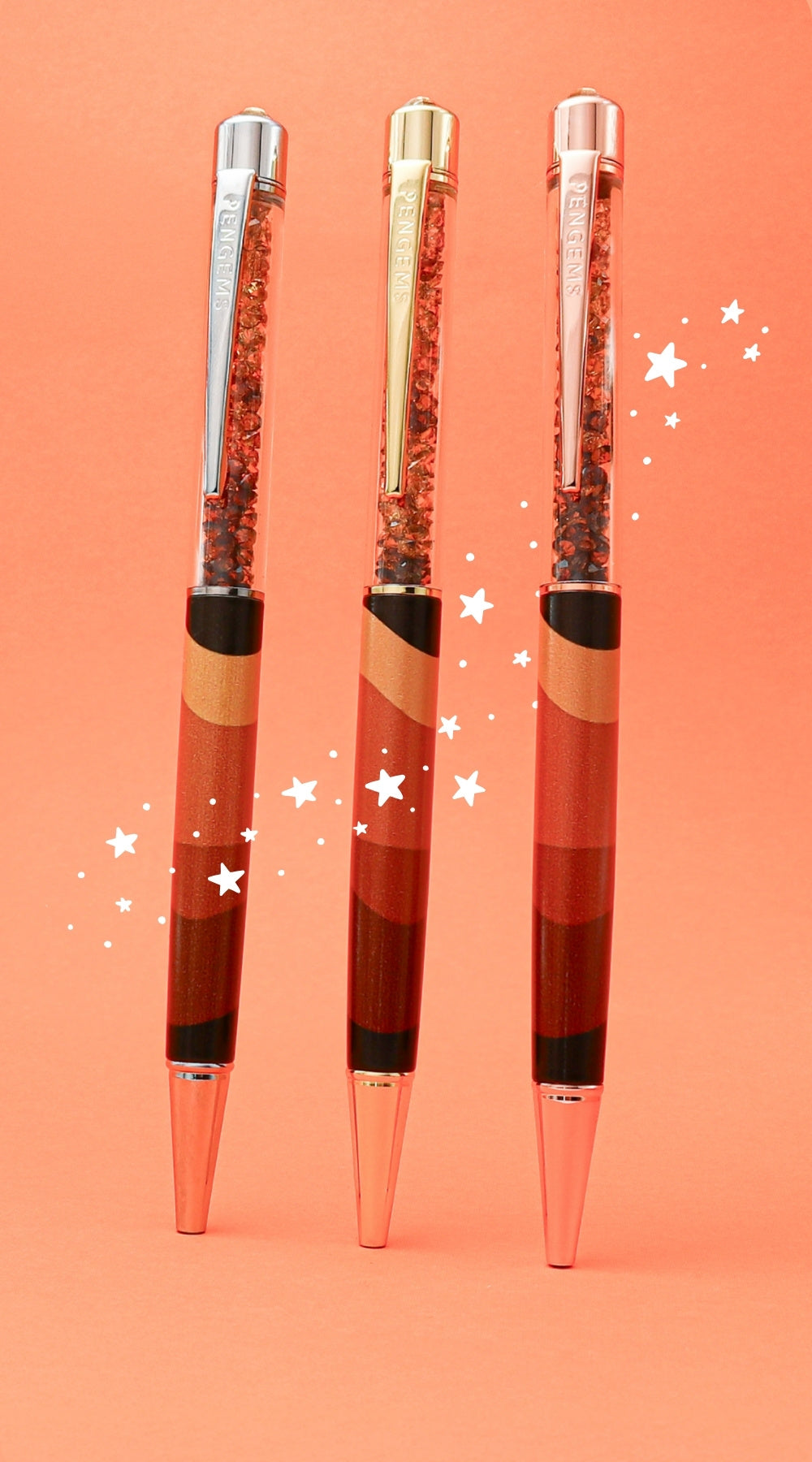 PENGEMS Crystal Pens - The pen with the gem on top.™