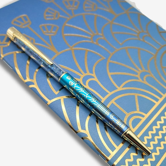 PENGEMS Cairo Crystal Pen + A5 Notebook 2-Piece Set