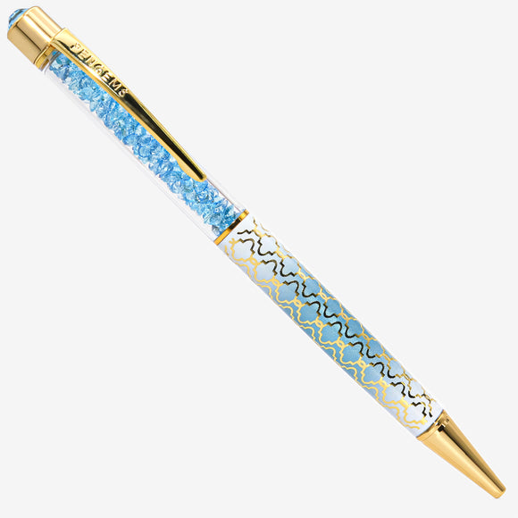PENGEMS Casablanca Citypop Collection Moroccan Tile Crystal Pen