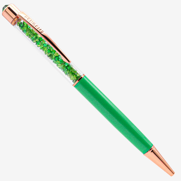 PENGEMS Clover Green Crystal Pen