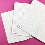 PENGEMS B6 Stone Paper Dot Grid 3-Pc Notebook Set Pillow Loves Lilibet Collection