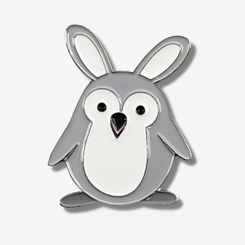 PENGEMS Bunny Pippin Penguin Enamel Pin or Magnet