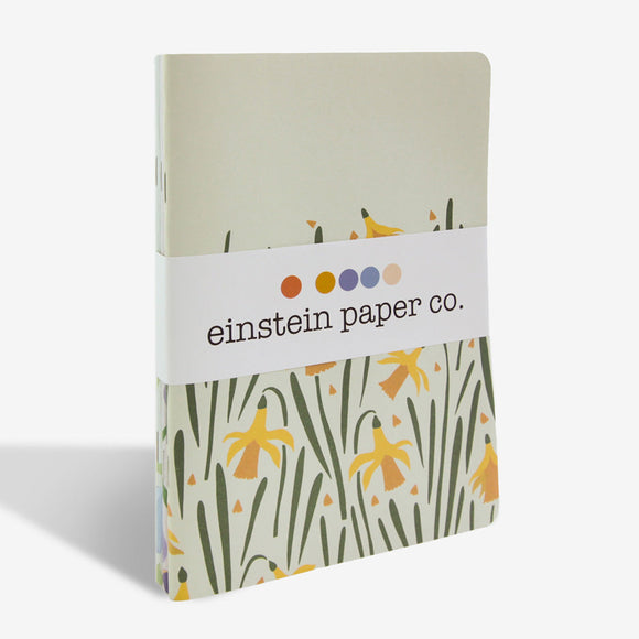 PENGEMS A5 Stone Paper Notebook Trio | May Flowers