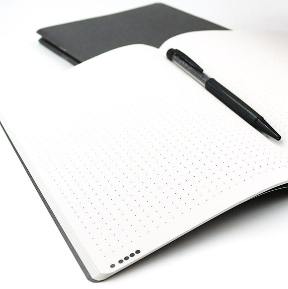 PENGEMS A5 Stone Paper Notebook 3-pc Set Classic Black