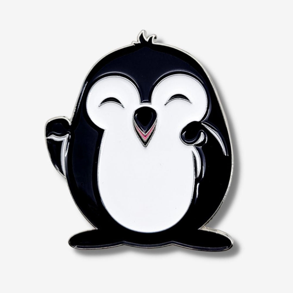 PENGEMS Happy Pippin Penguin Enamel Pin or Magnet
