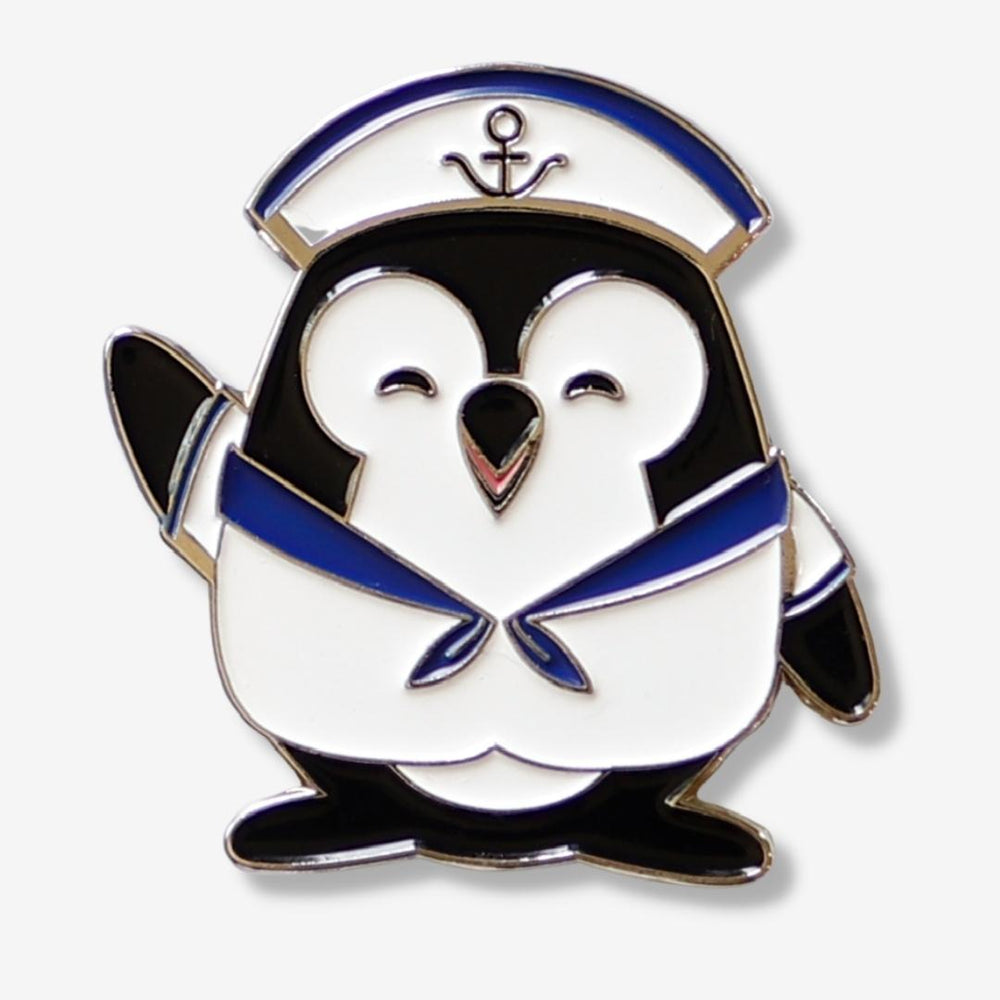 PENGEMS Sailor Pippin Penguin Enamel Pin or Magnet