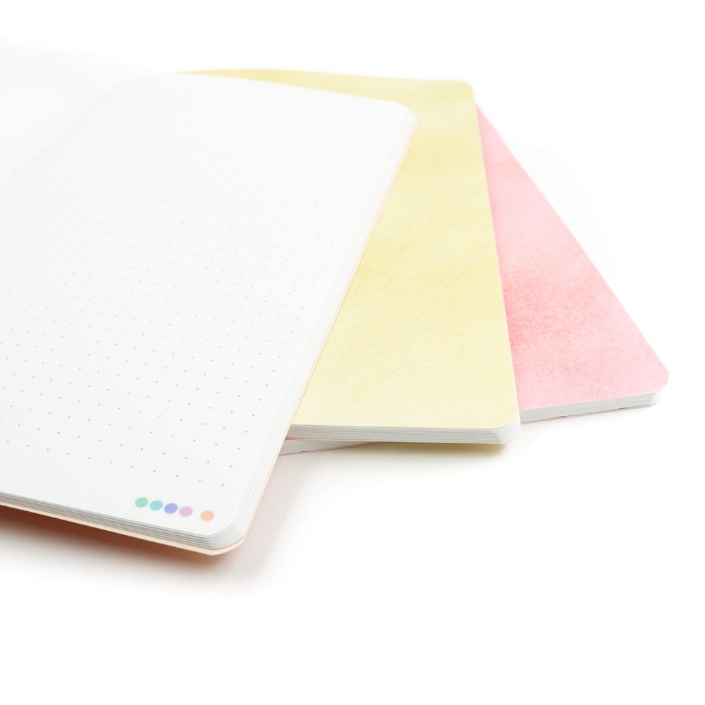 Warm Pastels Notebooks (A5) - PENGEMS -  Notebooks & Notepads