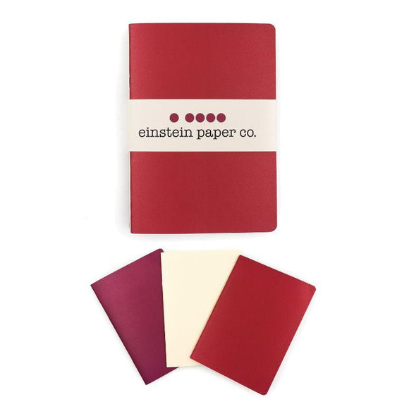 PENGEMS A5 Stone Paper Notebook 3-pc Set Wine Country