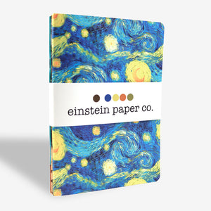 PENGEMS A5 Stone Paper Dot Grid Notebook Trio | Van Gogh Collection