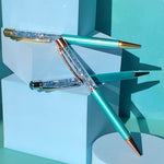 PENGEMS Caribbean Blue Crystal Pen