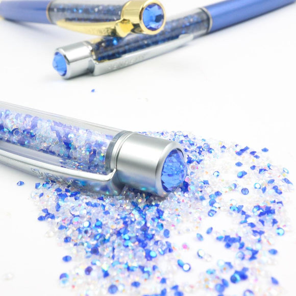 PENGEMS January Silver Crystal Pen