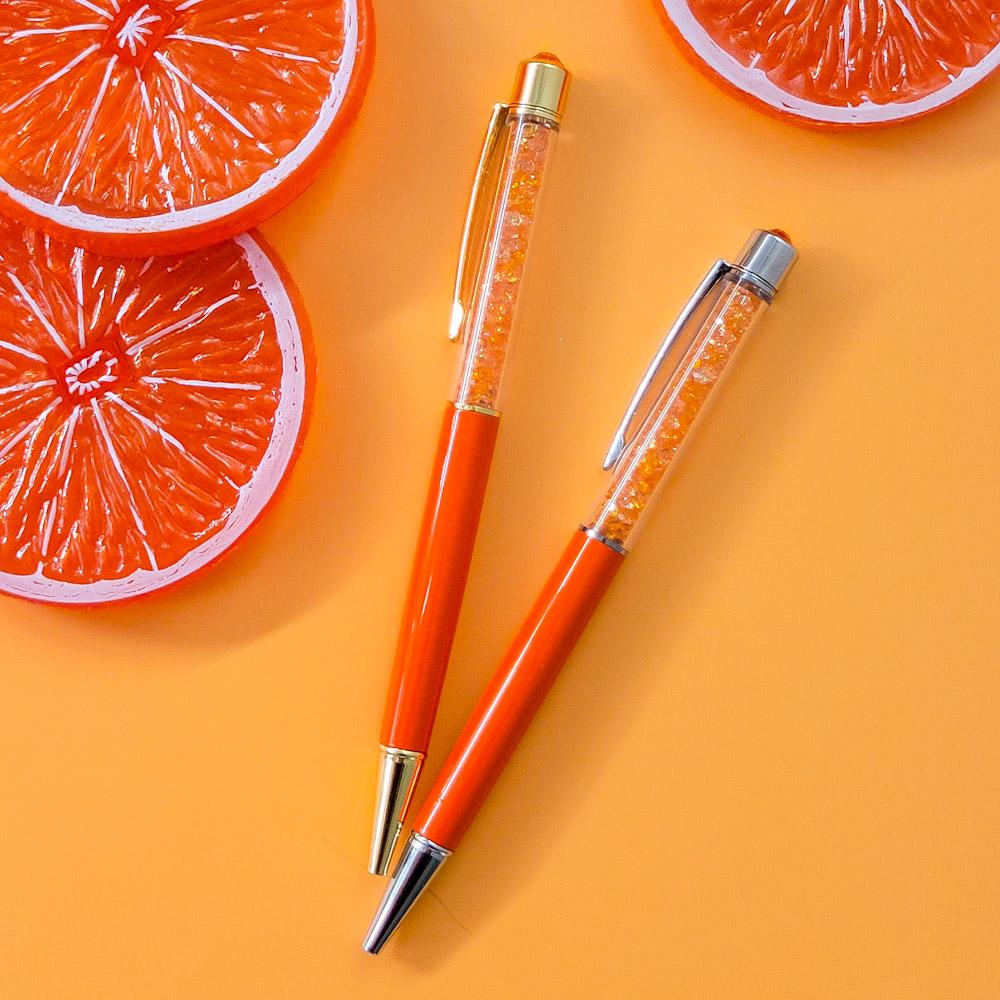 PENGEMS Juicy Orange Crystal Pen