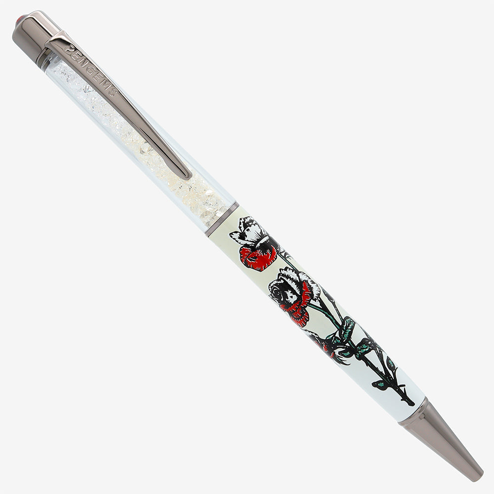 PENGEMS Paint the Roses | Painting the Roses Red Crystal Pen