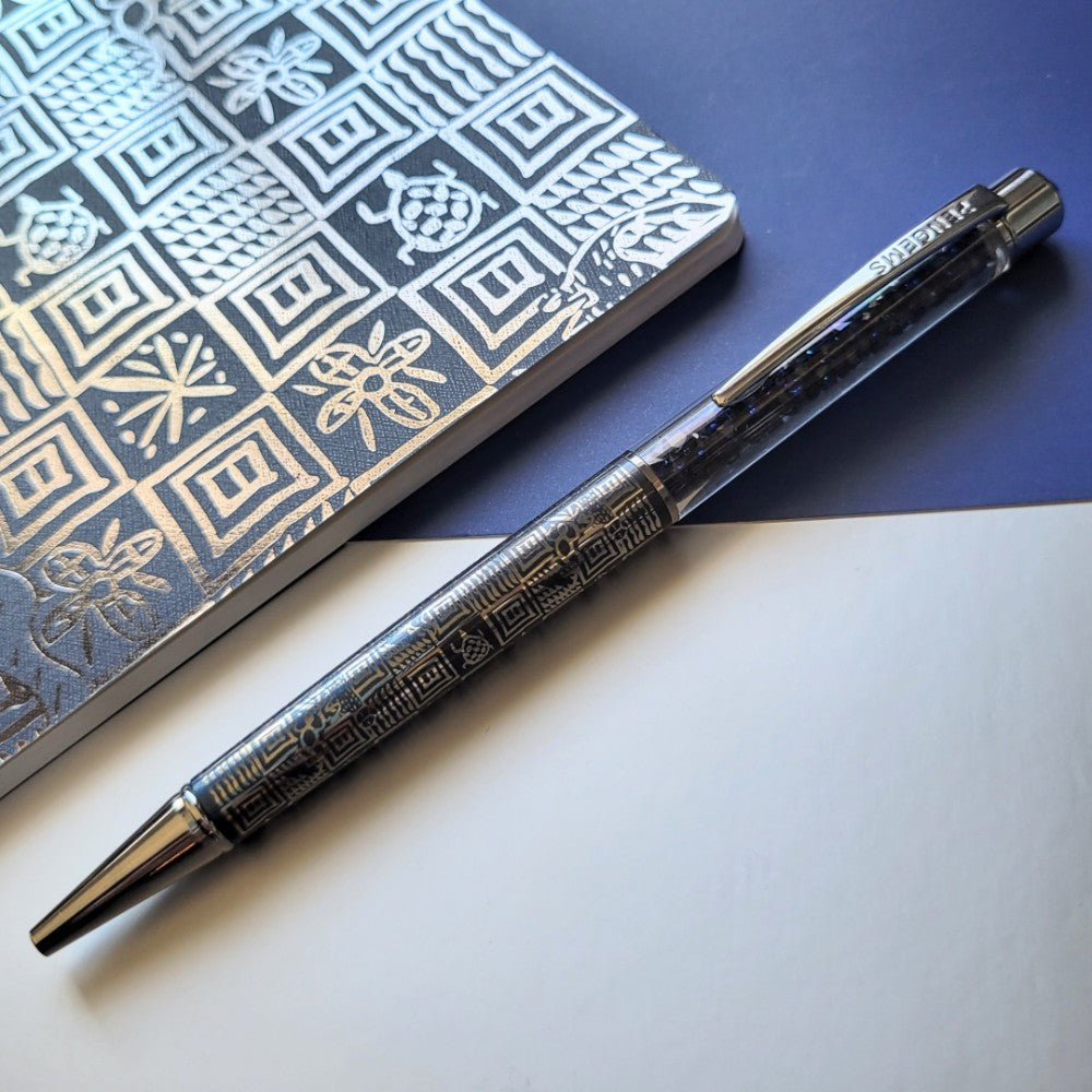 PENGEMS Lagos Crystal Pen + Notebook 2-Piece Gift Set