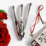 PENGEMS Painting the Roses Red 4-Piece Stationery Gift Set