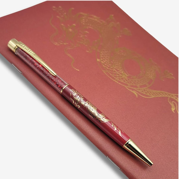 PENGEMS Shanghai Crystal Pen + Notebook 2-Piece Set