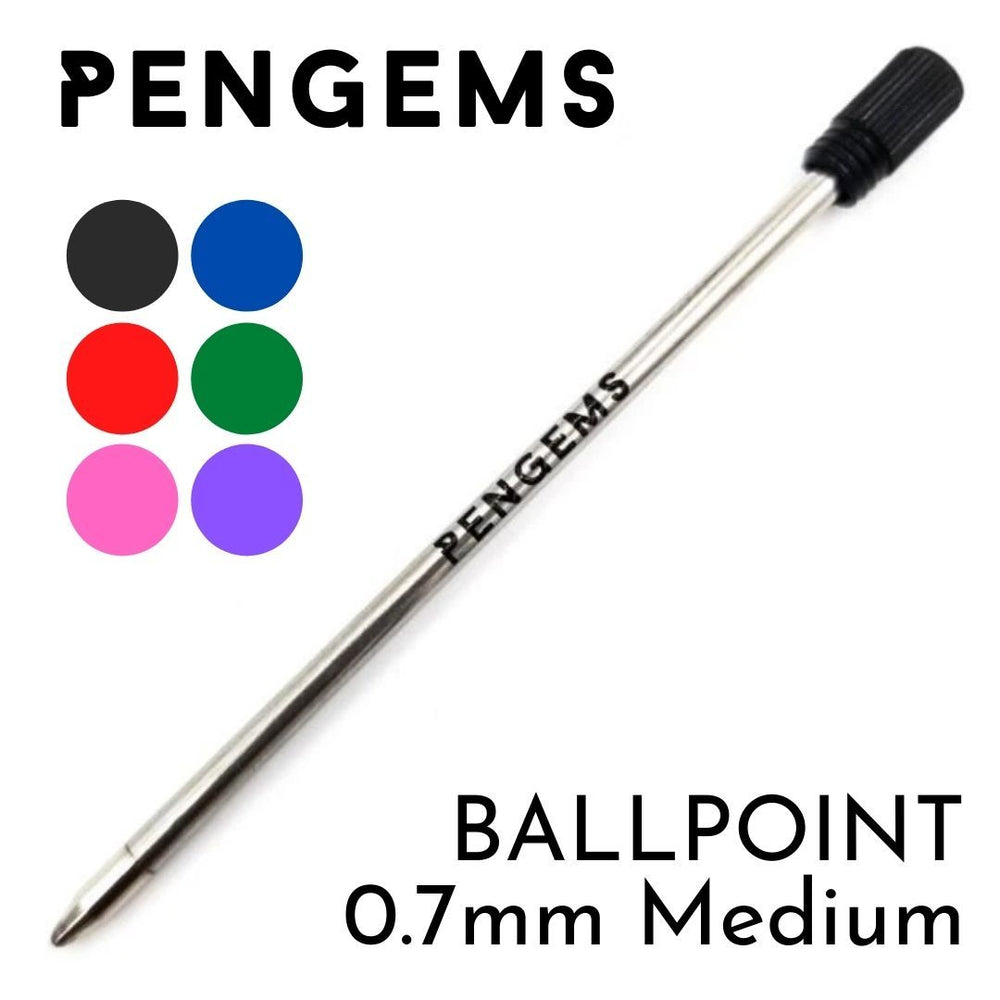 PENGEMS PENGEMS® Ballpoint Refill Ink Cartridges 0.7mm Medium